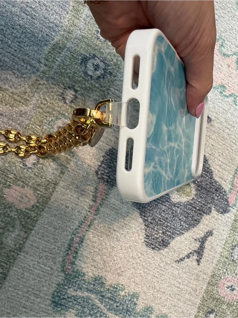 PopSocket & Case with Gold Charm